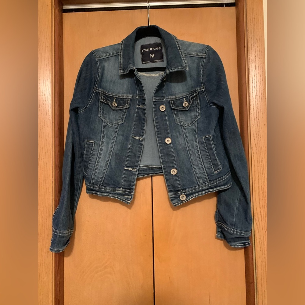 Maurices Cropped Jean Jacket